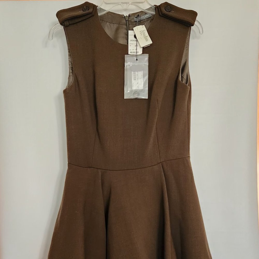Alexander McQueen Militaire Dress Olive green